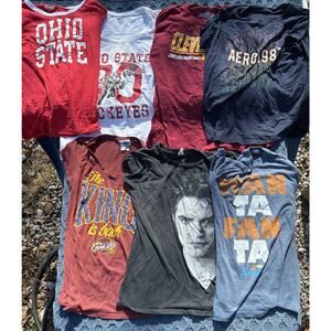 Ohio State Cleveland Cavs Twilight Pop Culture Ladies/Jr SMALL 7 T-Shirt Lot